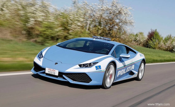 La police italienne prête pour la nouvelle Lamborghini Huracan 