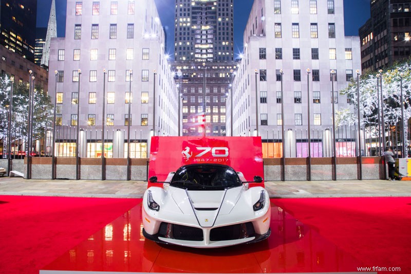 Ferrari fête ses 70 ans à New York 