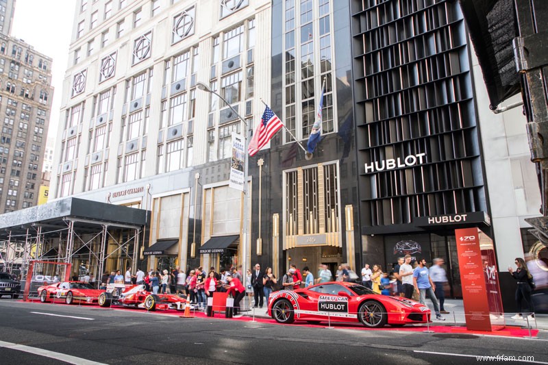 Ferrari fête ses 70 ans à New York 