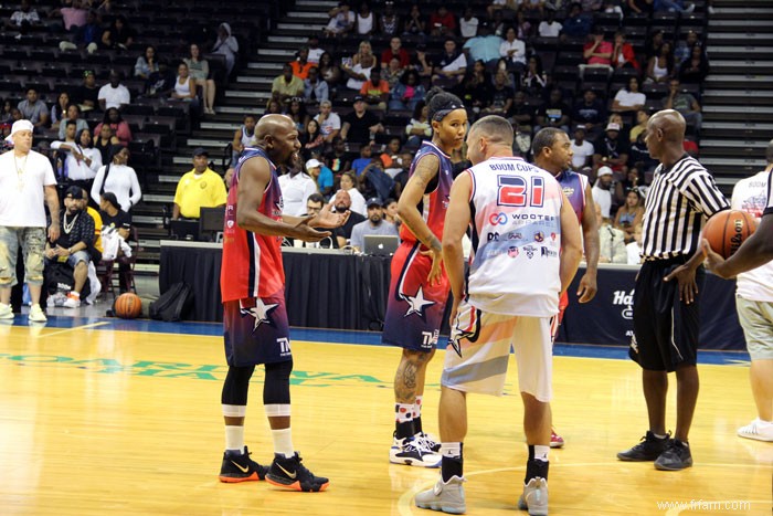 Match de basket-ball des célébrités Boom Cups organisé par Floyd Mayweather au Hard Rock Casino 