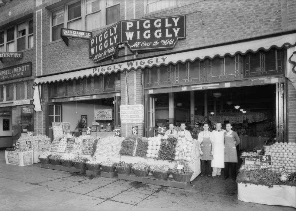 Histoire de l industrie des supermarchés en Amérique 