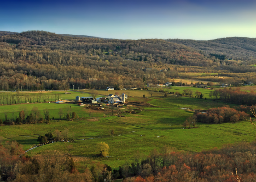 États avec le plus de terres agricoles 