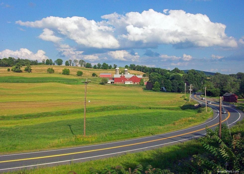 États avec le plus de terres agricoles 