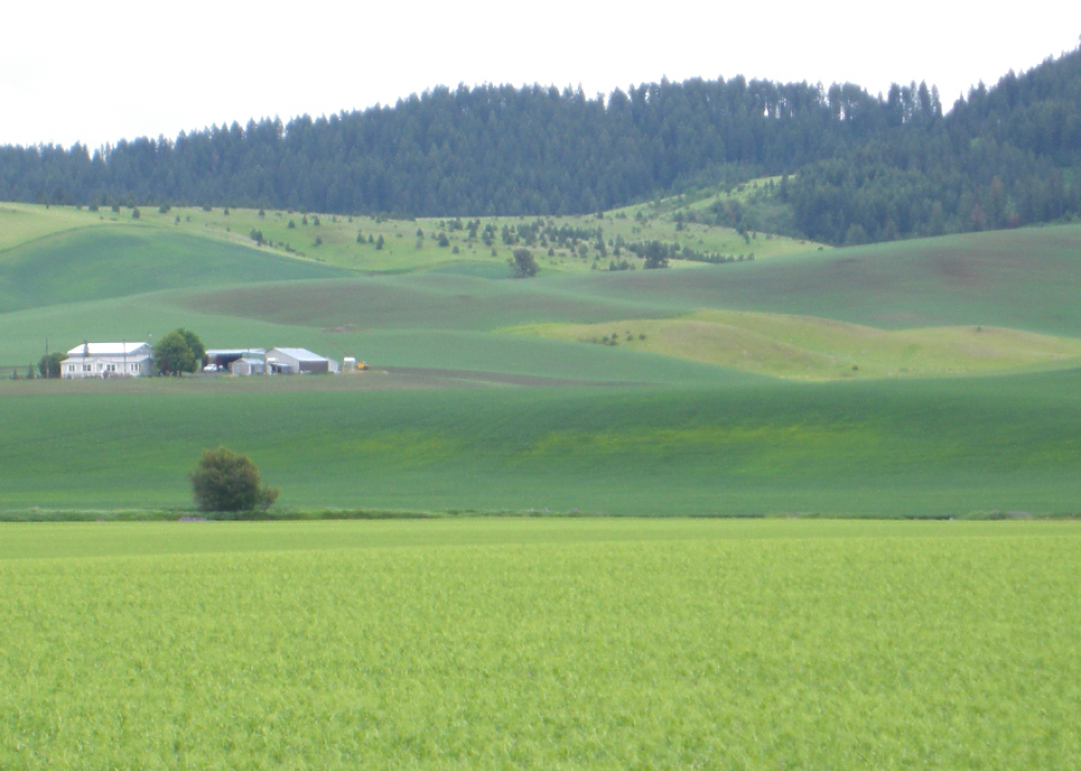 États avec le plus de terres agricoles 