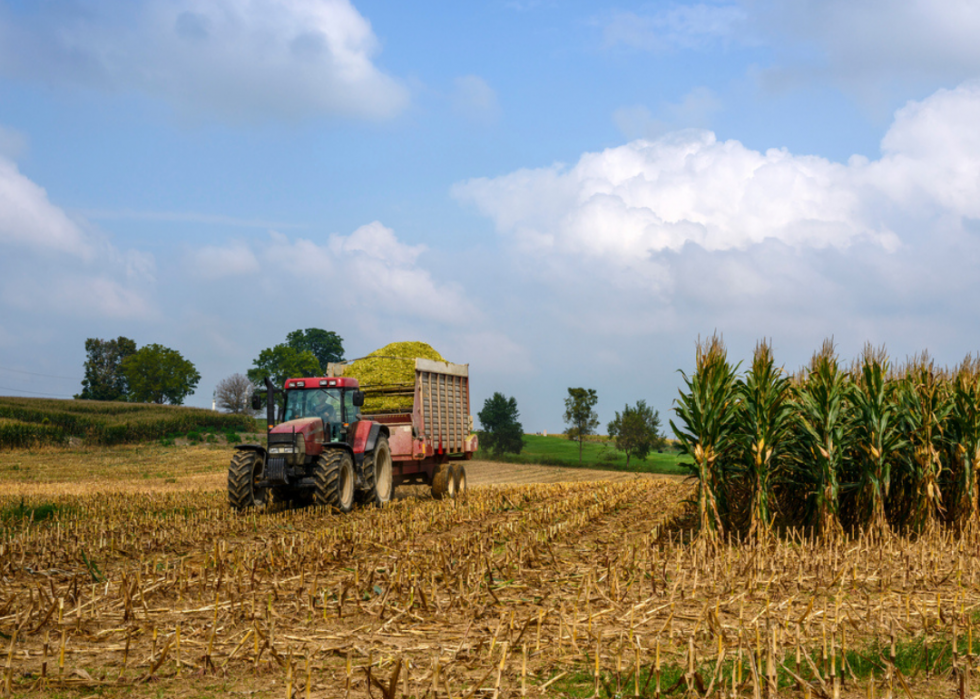 Le plus grand comté agricole de chaque État 