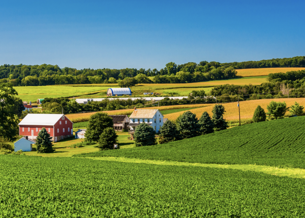 États avec la plus grande industrie agricole 