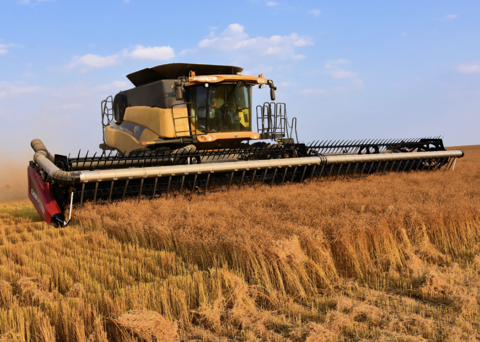 États avec la plus grande industrie agricole 