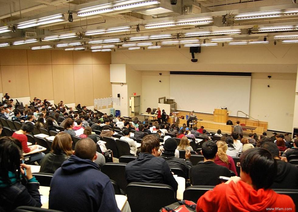 Majeure universitaire la plus populaire l année où vous avez obtenu votre diplôme universitaire 