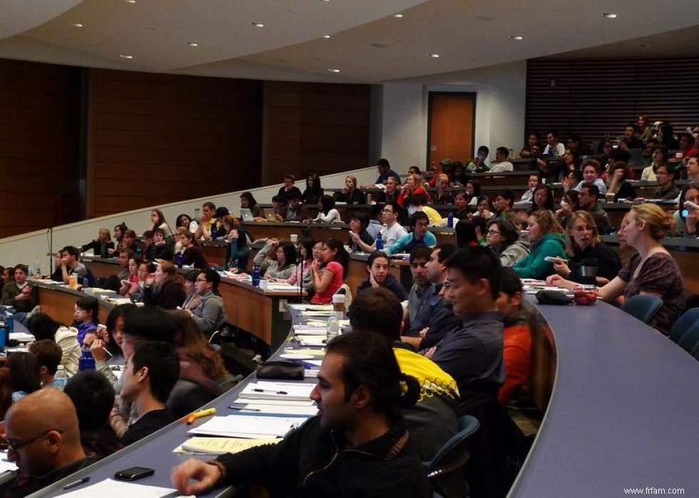 Majeure universitaire la plus populaire l année où vous avez obtenu votre diplôme universitaire 