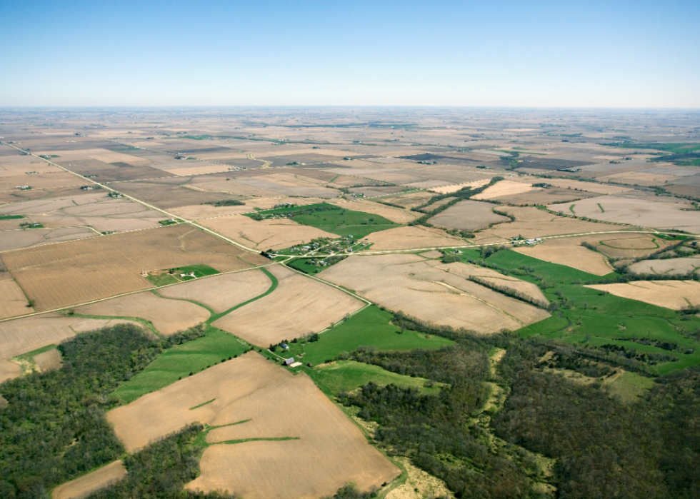 Comment chaque État utilise ses terres 