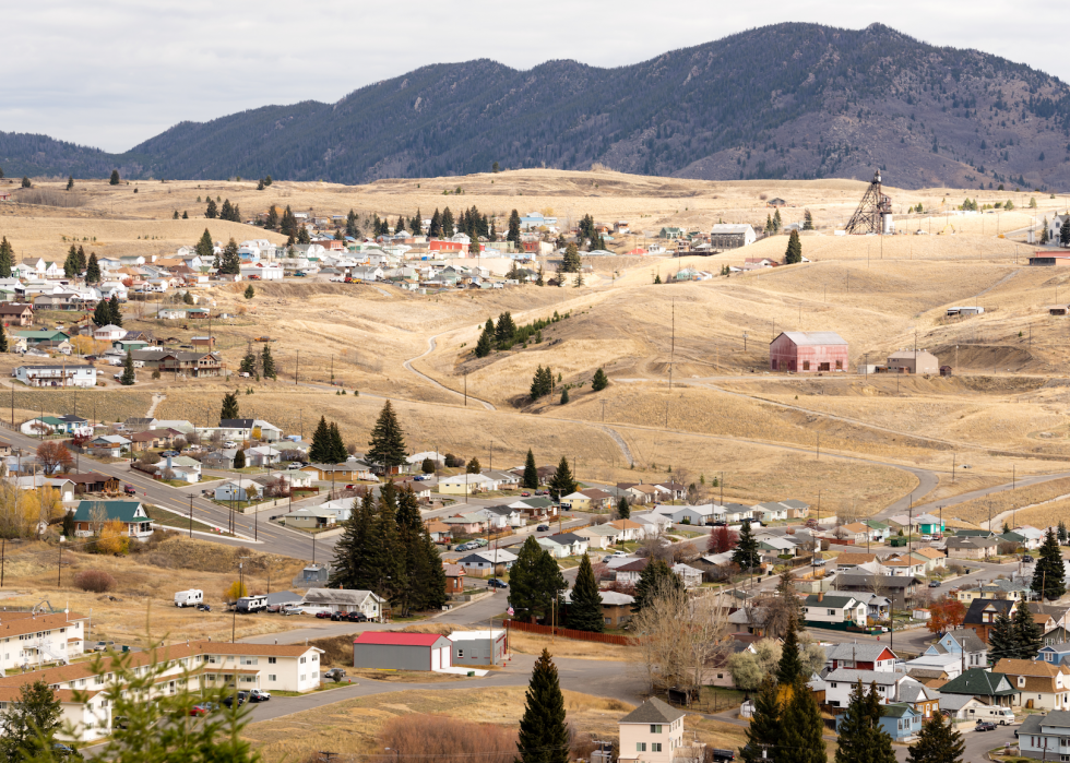 Comtés dans chaque état avec les maisons les plus anciennes 