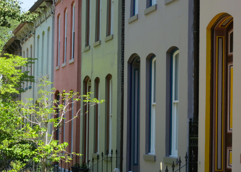 Comtés dans chaque état avec les maisons les plus anciennes 