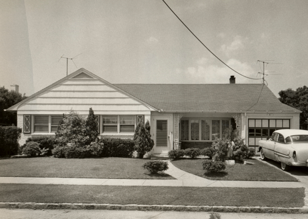 Combien coûtait une maison typique dans votre état en 1950 