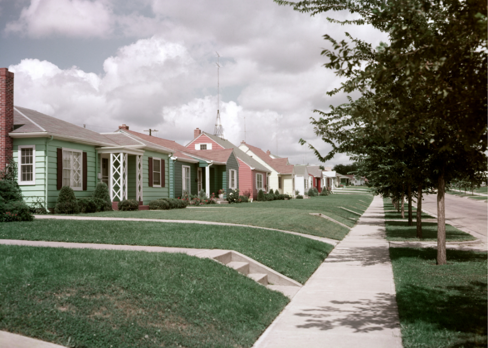 Combien coûtait une maison typique dans votre état en 1950 