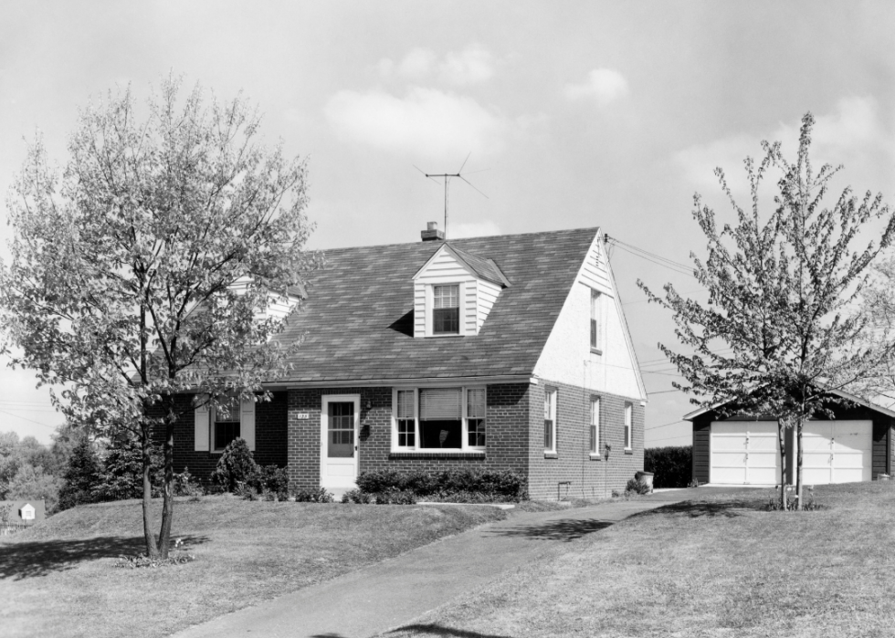 Combien coûtait une maison typique dans votre état en 1950 