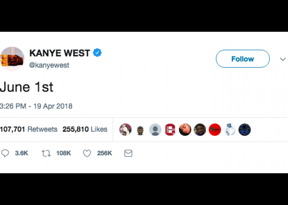 Top 50 des tweets de Kanye West depuis qu il a rejoint Twitter 