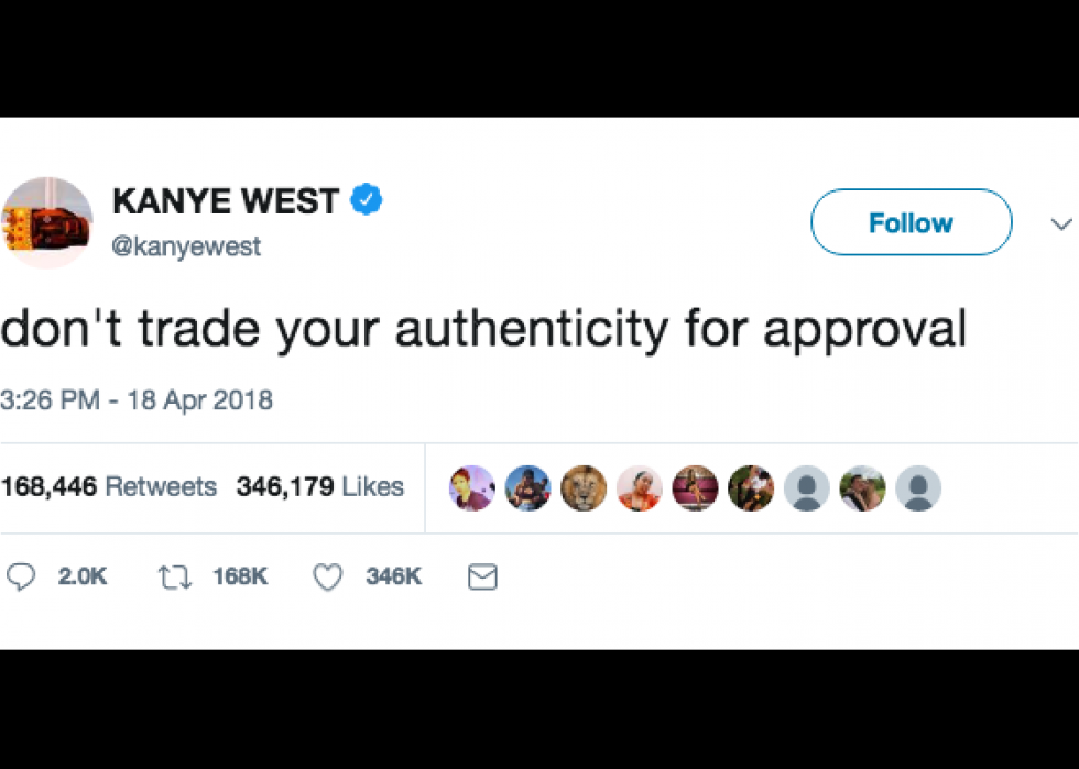 Top 50 des tweets de Kanye West depuis qu il a rejoint Twitter 