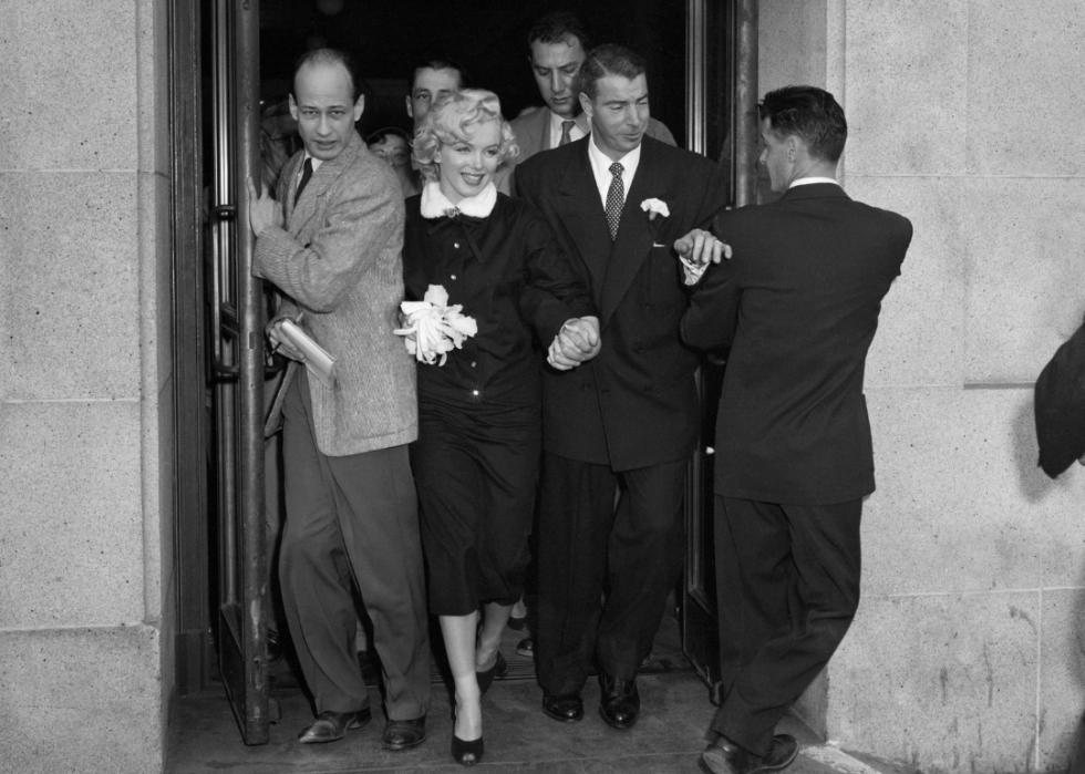 Mariages de célébrités dans les années 1950 et 1960 