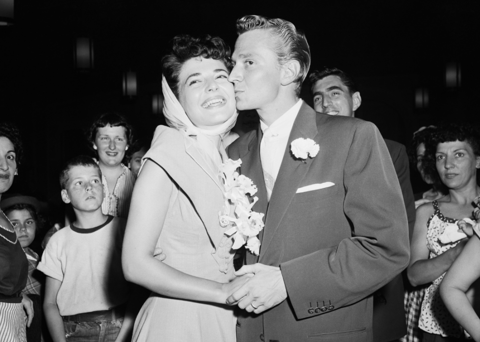 Mariages de célébrités dans les années 1950 et 1960 