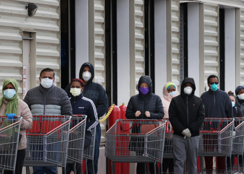 Comtés les plus vulnérables au COVID-19 dans chaque État 