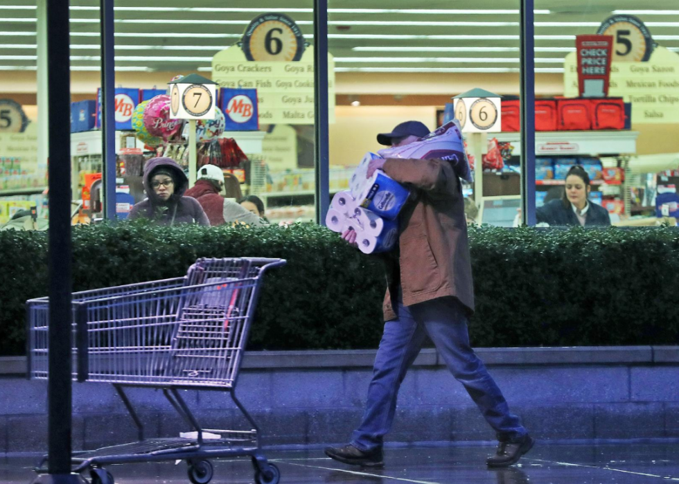 Comtés les plus vulnérables au COVID-19 dans chaque État 