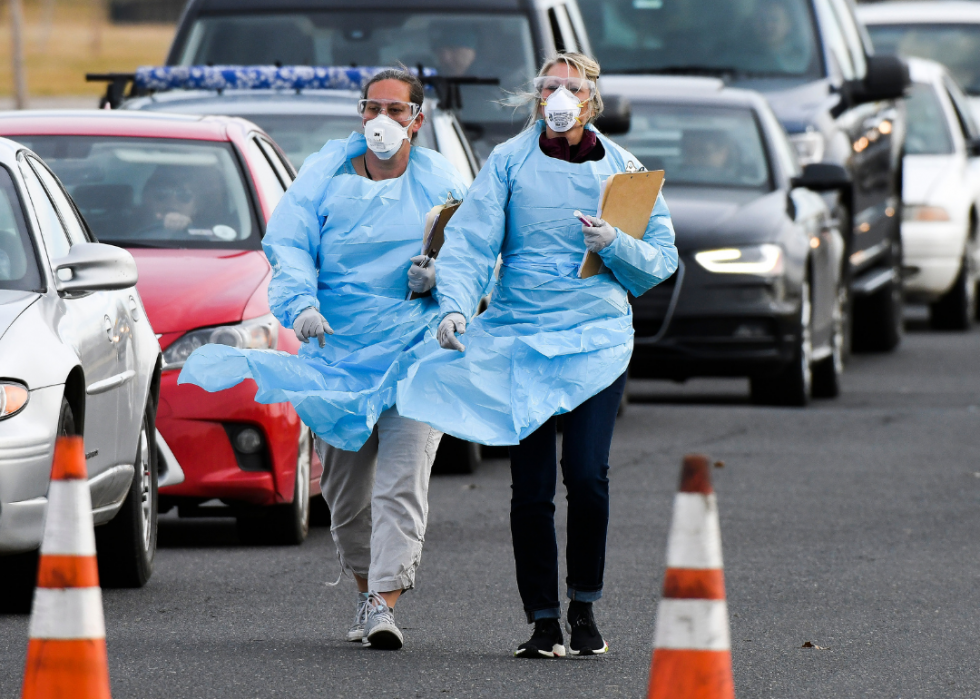 États avec les taux d infection au COVID-19 les plus élevés 