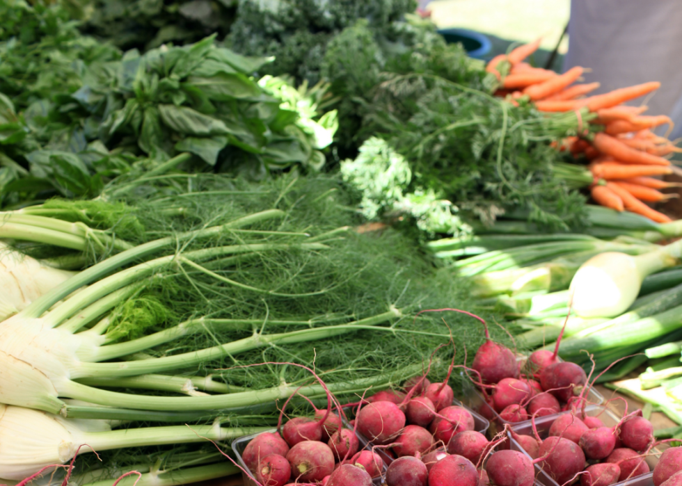 Comment la consommation de fruits et légumes varie selon l état 