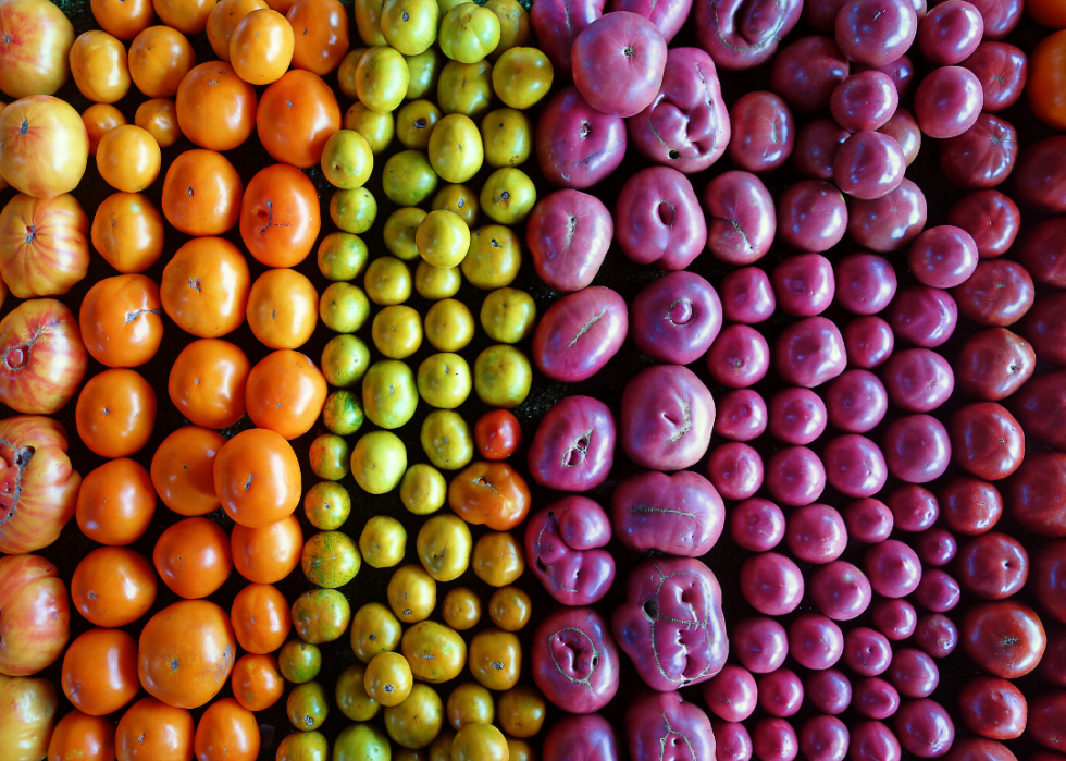 Comment la consommation de fruits et légumes varie selon l état 