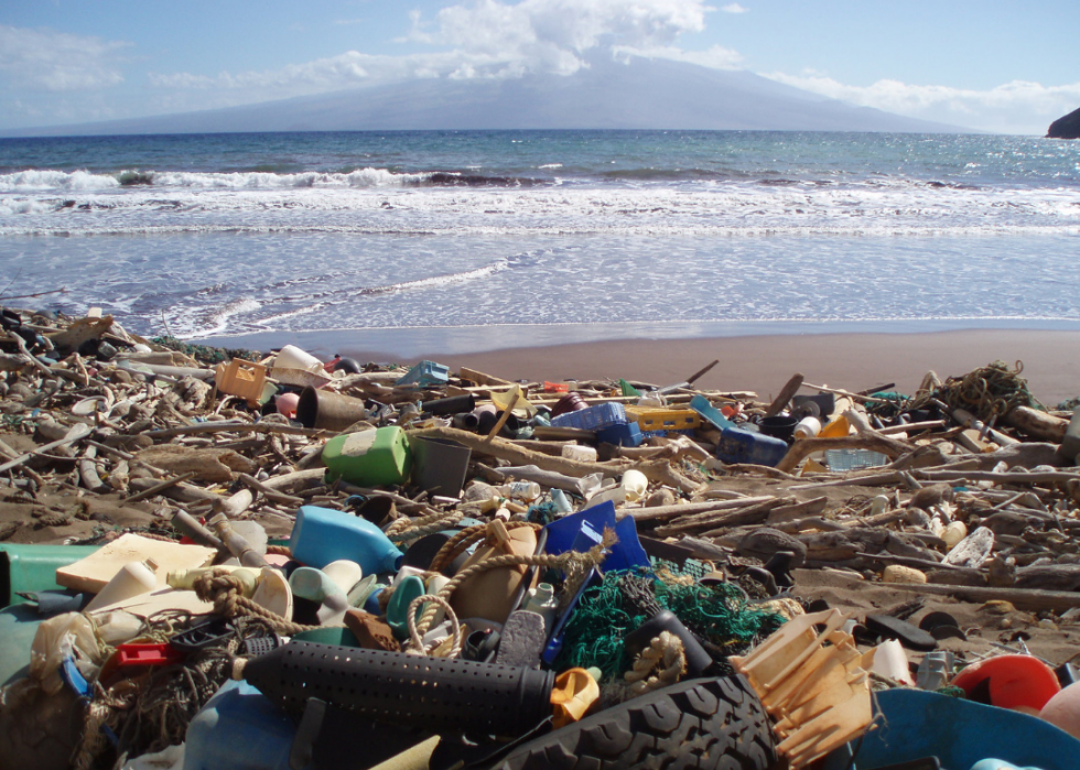 États avec le plus de déchets en décharge 