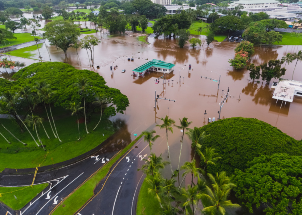 États les plus exposés au risque d inondation 