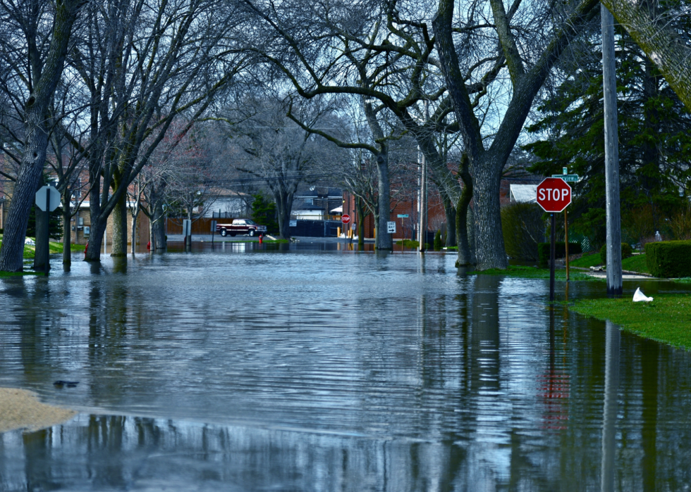 États les plus exposés au risque d inondation 