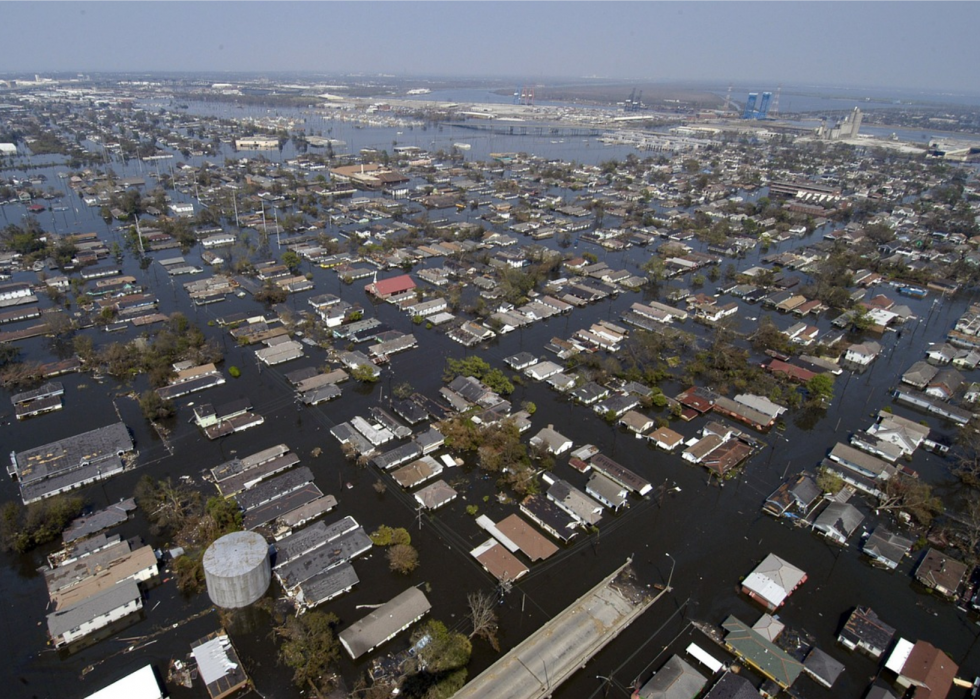 États les plus exposés au risque d inondation 