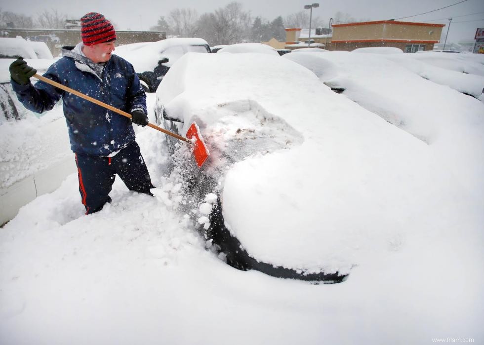 Comment les niveaux de chutes de neige ont changé dans 100 villes américaines 