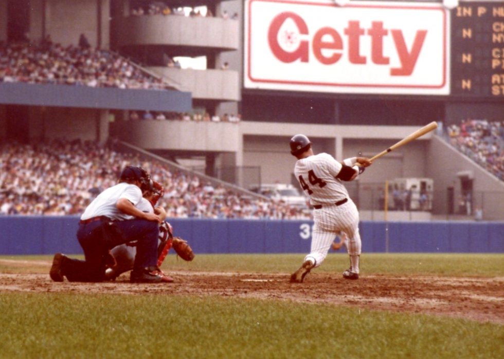 Leader du home run de la MLB depuis l année de votre naissance 