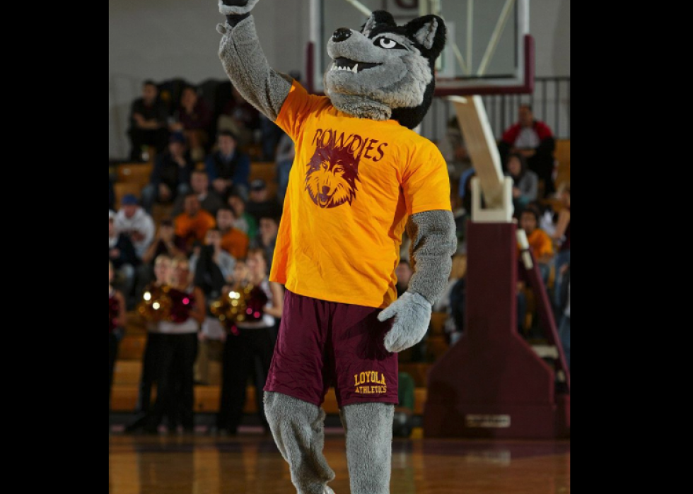 Meilleure équipe masculine de basket-ball universitaire dans chaque État 