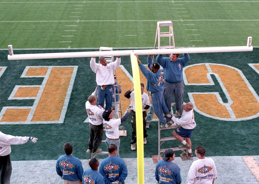 Histoire de la NFL depuis l année de votre naissance 