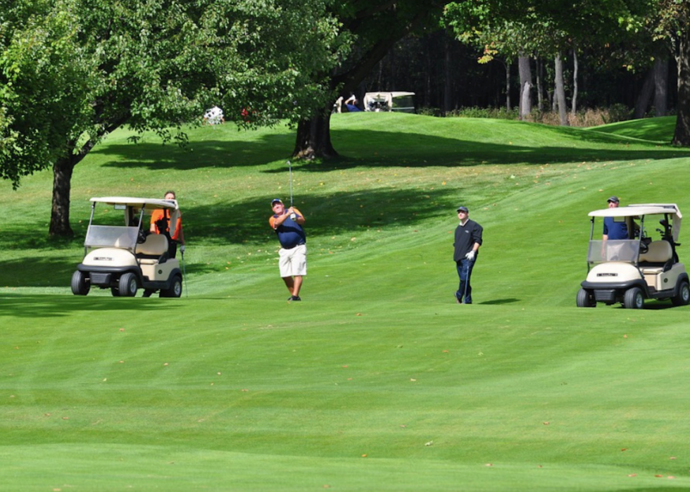 Meilleur parcours de golf dans chaque état 