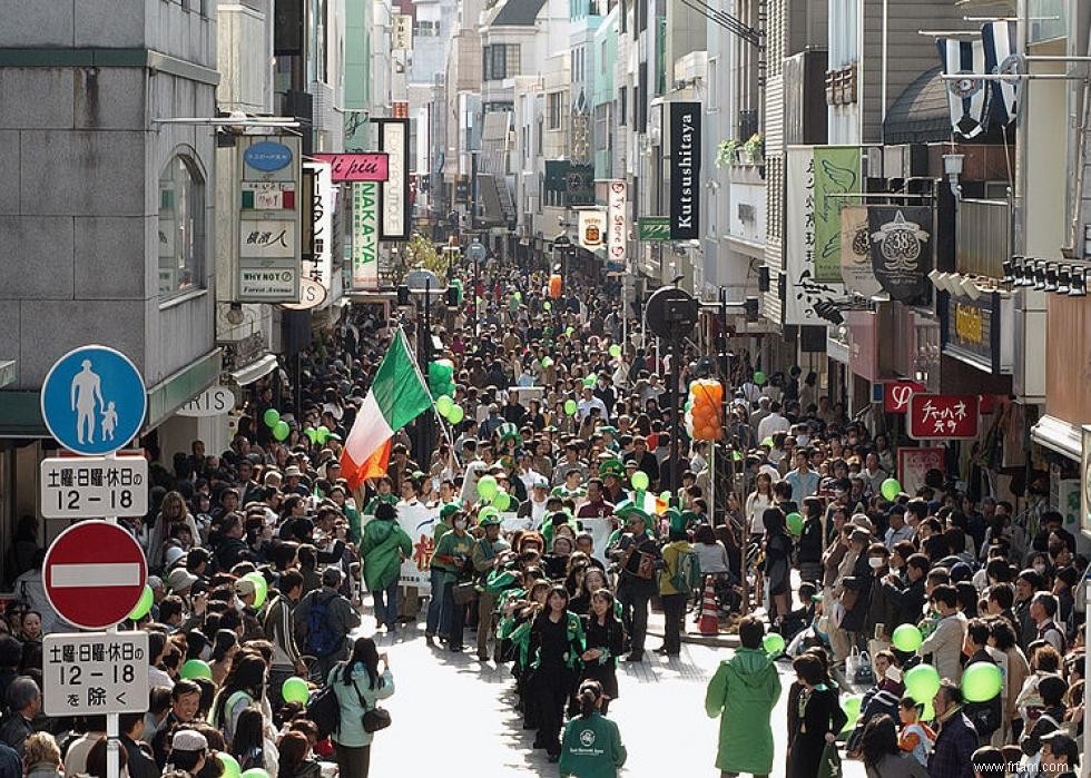 La Saint-Patrick célébrée dans le monde entier en 20 photos 