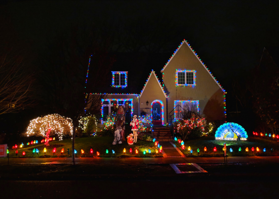 20 étalages de Noël exagérés de toute l Amérique 