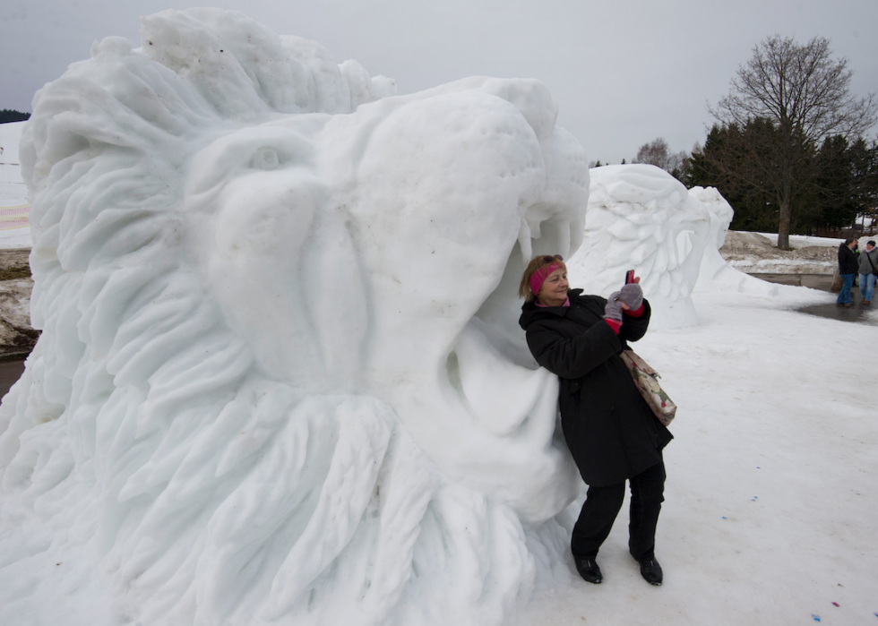 50 incroyables sculptures de neige et de glace du monde entier 