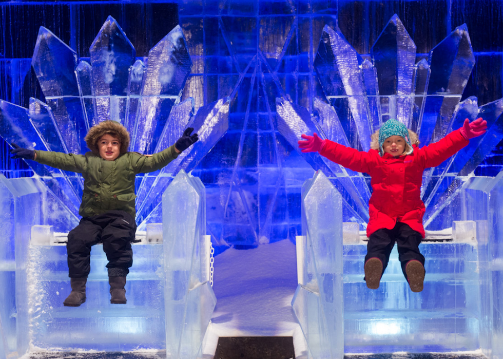 50 incroyables sculptures de neige et de glace du monde entier 