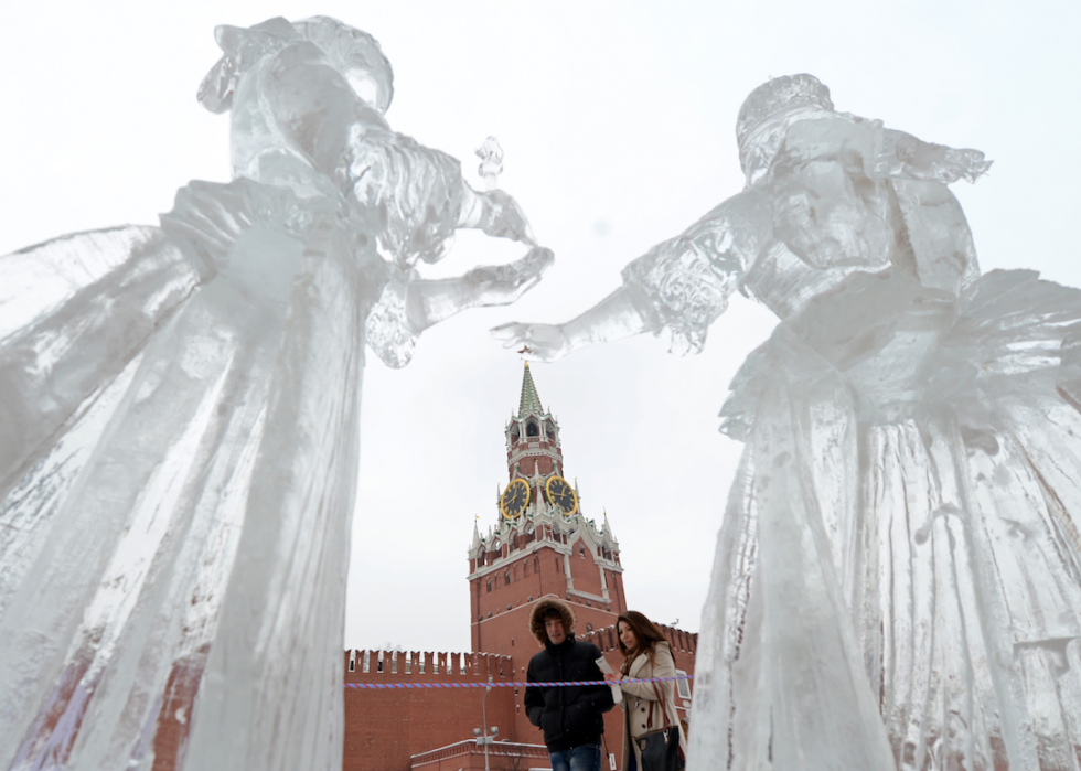 50 incroyables sculptures de neige et de glace du monde entier 