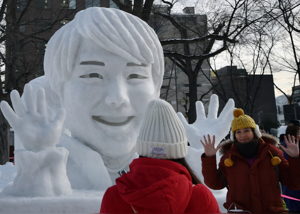 50 incroyables sculptures de neige et de glace du monde entier 