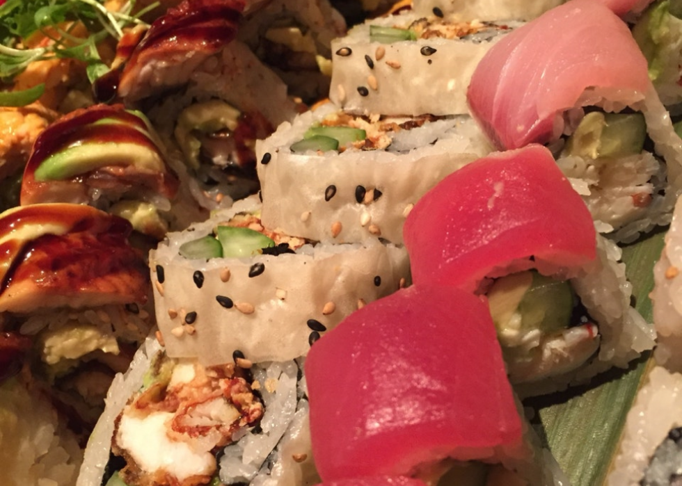 Meilleurs restaurants de sushis dans chaque État 