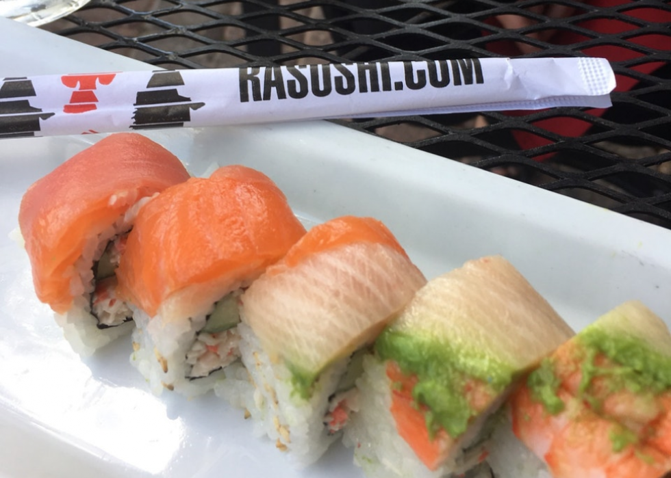 Meilleurs restaurants de sushis dans chaque État 