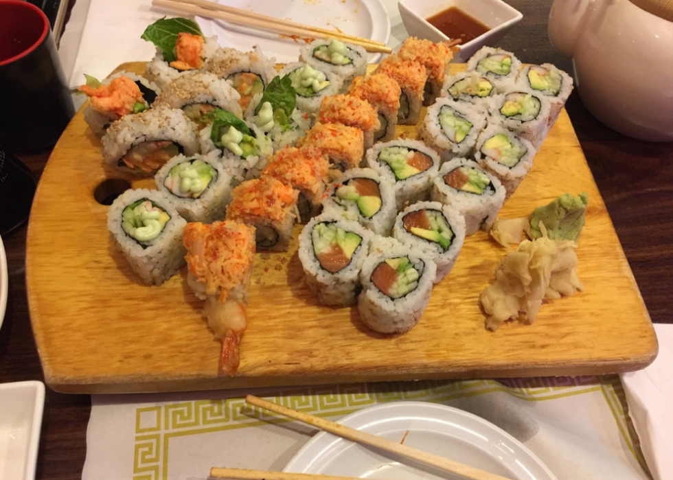 Meilleurs restaurants de sushis dans chaque État 