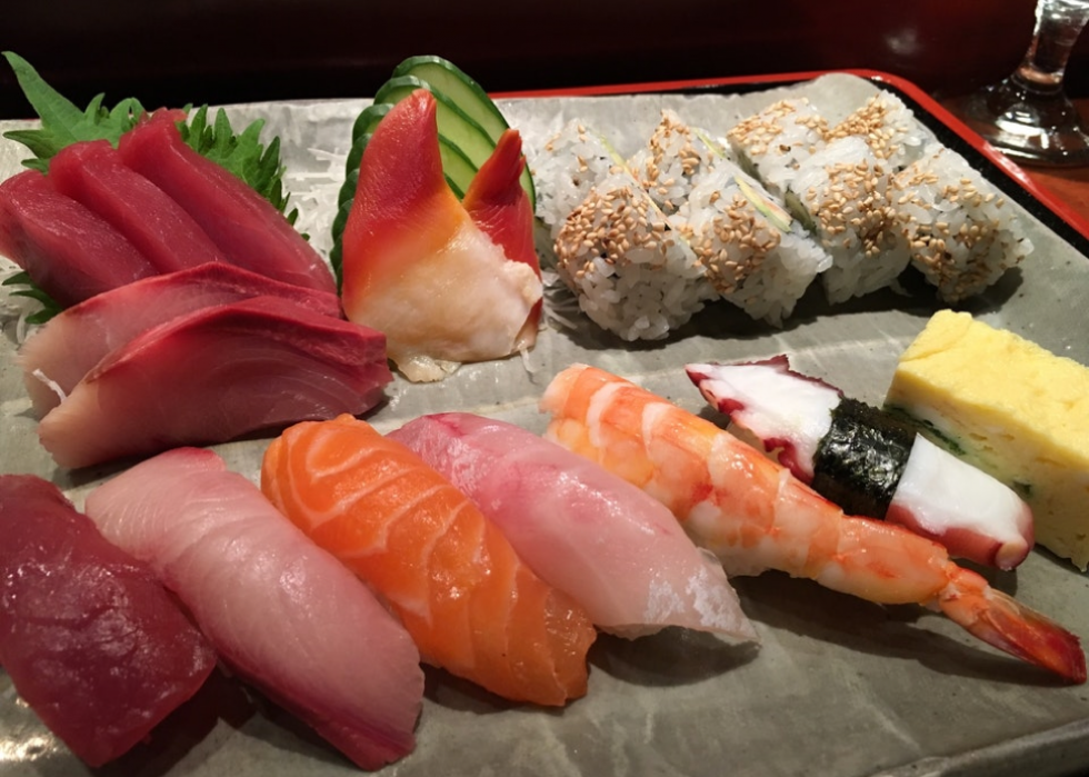 Meilleurs restaurants de sushis dans chaque État 