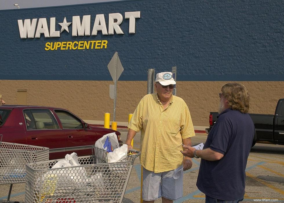 États avec le plus de Walmarts 