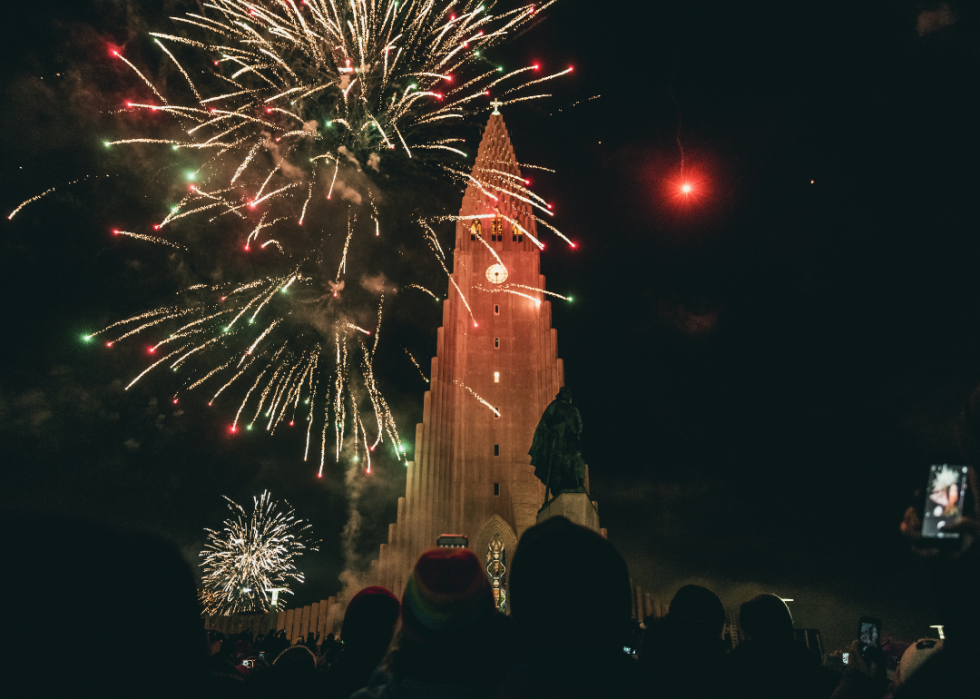 Feux d artifice du Nouvel An du monde entier 