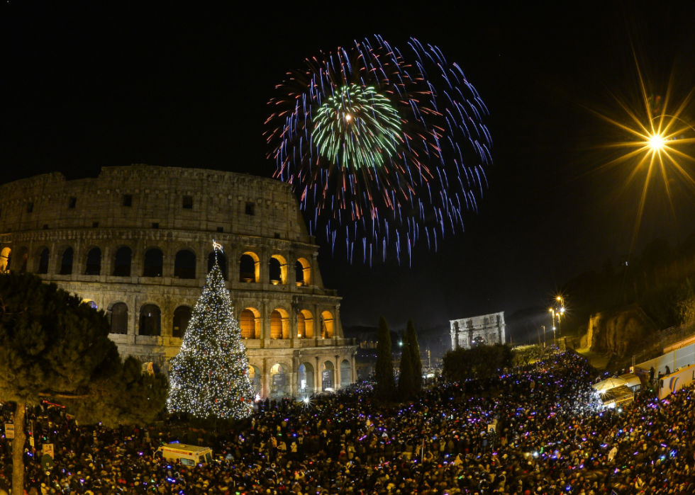 Feux d artifice du Nouvel An du monde entier 